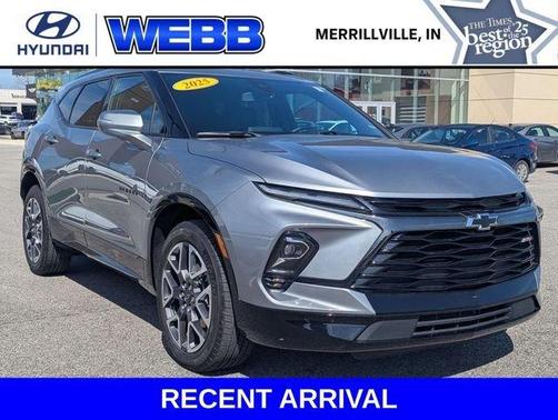Sterling Gray Metallic 2025 Chevrolet Blazer RS