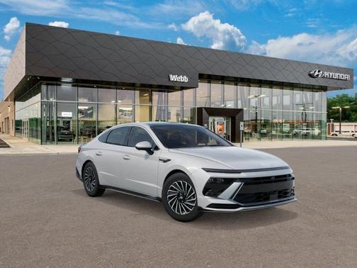 White 2026 Hyundai SONATA Hybrid Limited