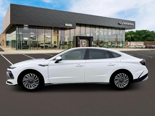 White 2026 Hyundai SONATA Hybrid Limited