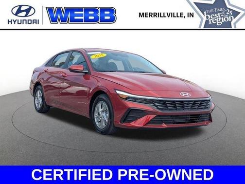 Red 2025 Hyundai ELANTRA SE
