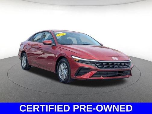 Red 2025 Hyundai ELANTRA SE