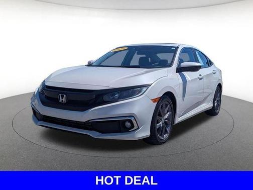 Platinum White Pearl 2020 Honda Civic EX