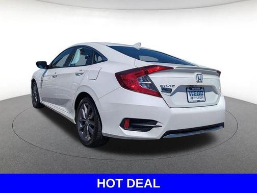 Platinum White Pearl 2020 Honda Civic EX
