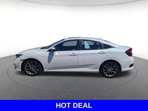 Platinum White Pearl 2020 Honda Civic EX