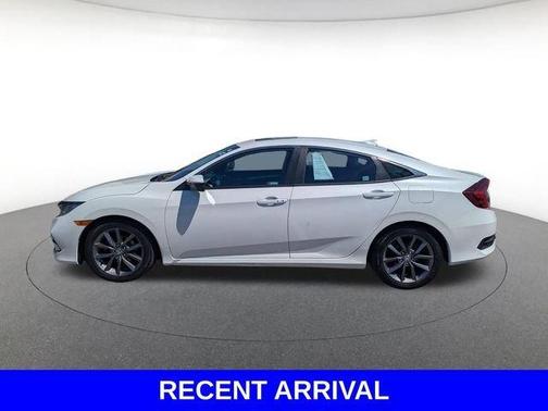 Platinum White Pearl 2020 Honda Civic EX