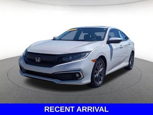 Platinum White Pearl 2020 Honda Civic EX