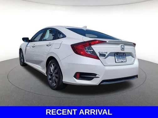 Platinum White Pearl 2020 Honda Civic EX
