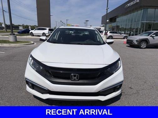 Platinum White Pearl 2020 Honda Civic EX