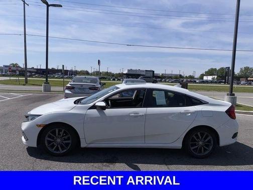 Platinum White Pearl 2020 Honda Civic EX