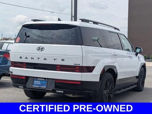 White 2026 Hyundai SANTA FE HEV Calligraphy