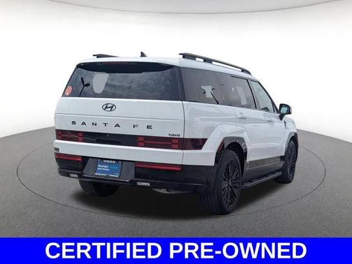White 2026 Hyundai SANTA FE HEV Calligraphy