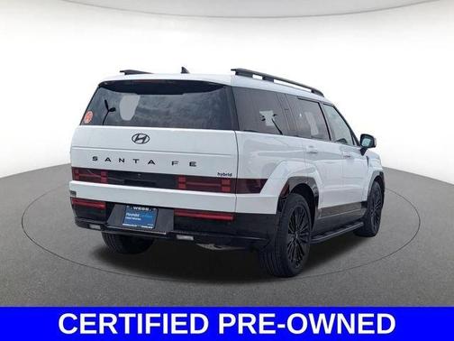 White 2026 Hyundai SANTA FE HEV Calligraphy