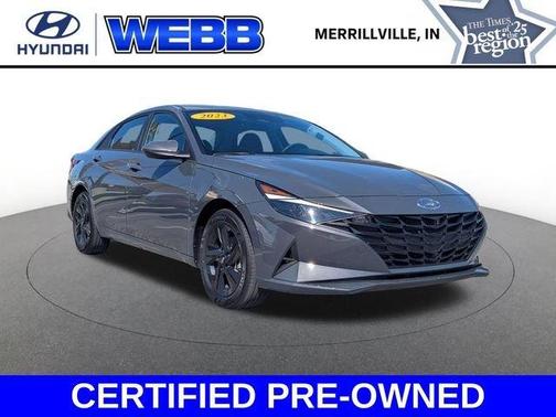 Gray 2023 Hyundai ELANTRA HEV Blue