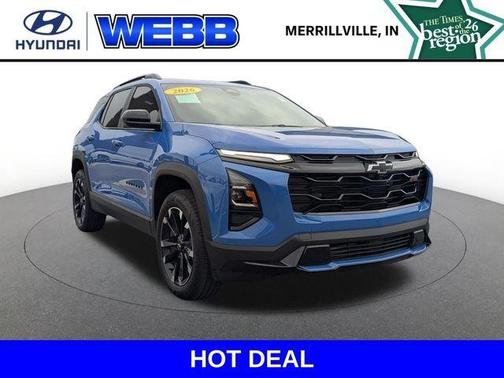 Reef Blue Metallic 2026 Chevrolet Equinox RS
