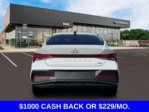 White 2026 Hyundai ELANTRA HEV Blue