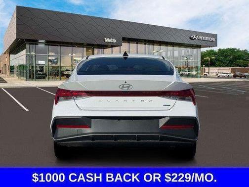 White 2026 Hyundai ELANTRA HEV Blue