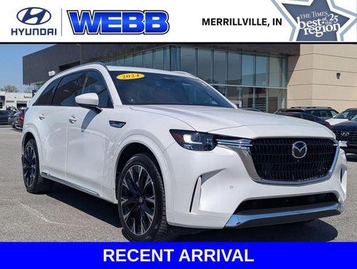 Rhodium White Metallic 2024 Mazda CX-90 S Premium Plus