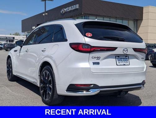 Rhodium White Metallic 2024 Mazda CX-90 S Premium Plus