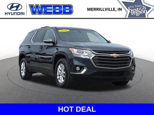 Graphite Metallic 2018 Chevrolet Traverse LT Cloth