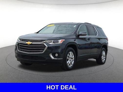 Graphite Metallic 2018 Chevrolet Traverse LT Cloth