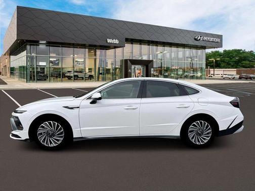 White 2026 Hyundai SONATA Hybrid Limited
