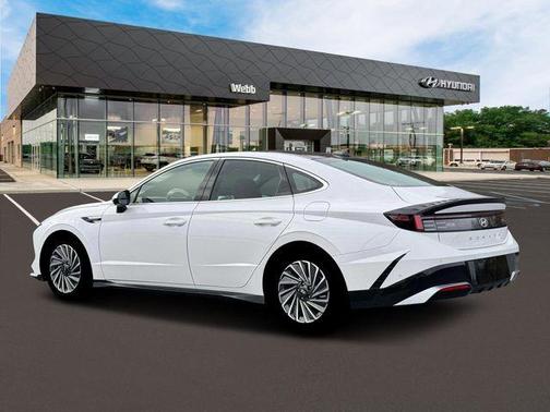 White 2026 Hyundai SONATA Hybrid Limited