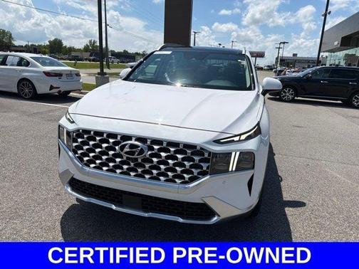 Serenity White Pearl 2023 Hyundai SANTA FE HEV Limited