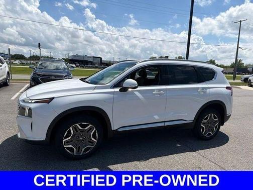 Serenity White Pearl 2023 Hyundai SANTA FE HEV Limited