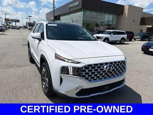 Serenity White Pearl 2023 Hyundai SANTA FE HEV Limited