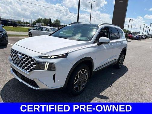 Serenity White Pearl 2023 Hyundai SANTA FE HEV Limited