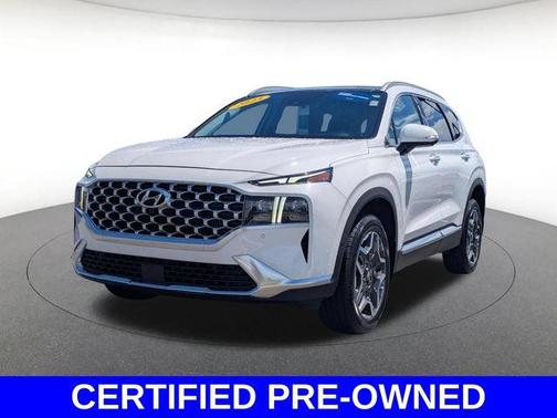 Serenity White Pearl 2023 Hyundai SANTA FE HEV Limited