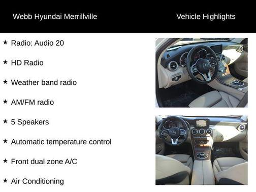 2019 Mercedes-Benz C-Class C 300 4MATIC