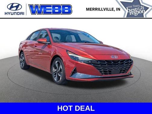 Lava Orange 2022 Hyundai ELANTRA Limited