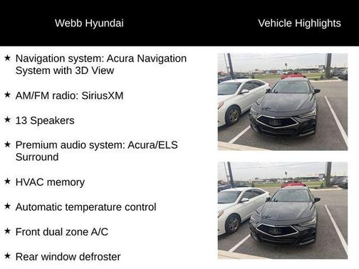 2021 Acura TLX Technology