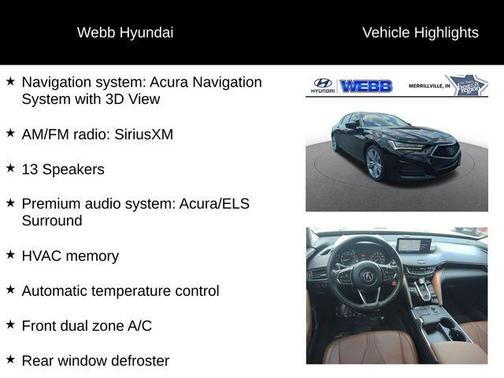 2021 Acura TLX Technology