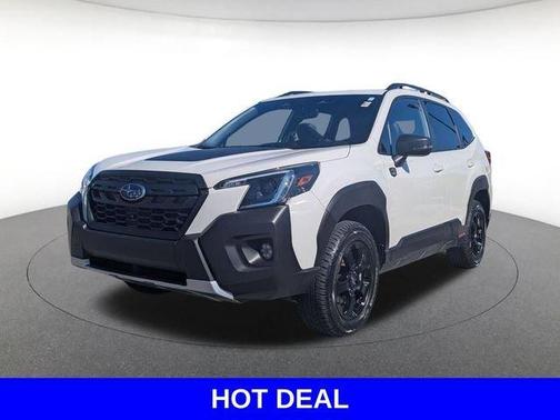 Crystal White Pearl 2023 Subaru Forester Wilderness