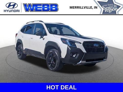 Crystal White Pearl 2023 Subaru Forester Wilderness