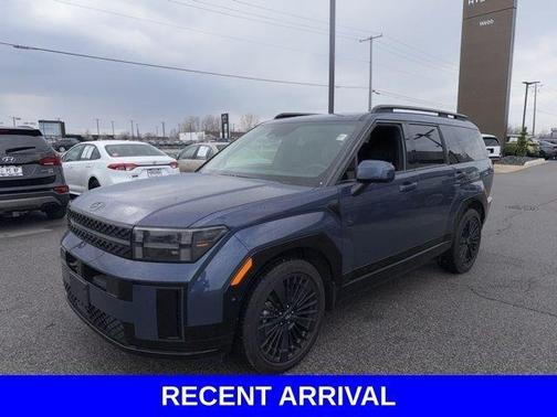 Atlantic Blue 2025 Hyundai SANTA FE HEV Calligraphy