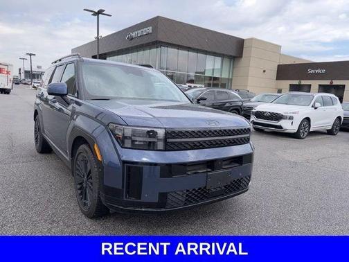 Atlantic Blue 2025 Hyundai SANTA FE HEV Calligraphy