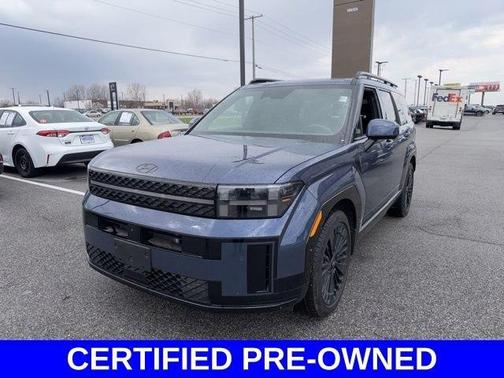 Atlantic Blue 2025 Hyundai SANTA FE HEV Calligraphy