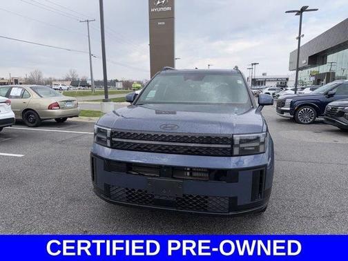 Atlantic Blue 2025 Hyundai SANTA FE HEV Calligraphy