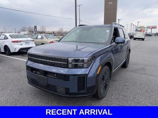 Atlantic Blue 2025 Hyundai SANTA FE HEV Calligraphy