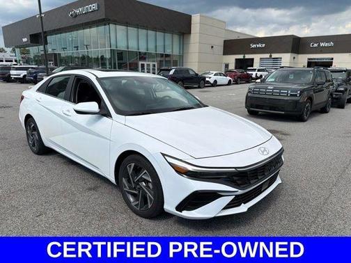 White 2024 Hyundai ELANTRA SEL