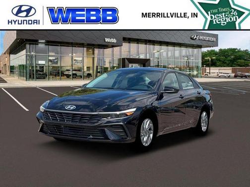 Black 2026 Hyundai ELANTRA HEV Blue