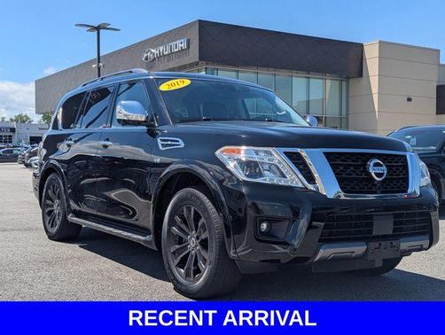 Black 2019 Nissan Armada Platinum