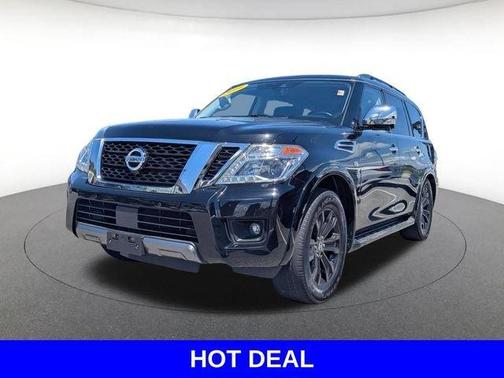 Black 2019 Nissan Armada Platinum