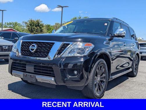 Black 2019 Nissan Armada Platinum