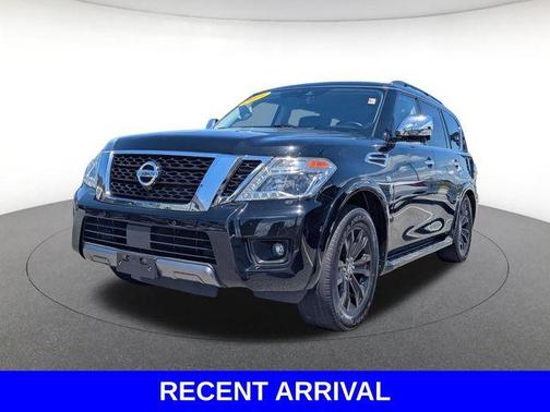 Black 2019 Nissan Armada Platinum