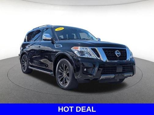 Black 2019 Nissan Armada Platinum