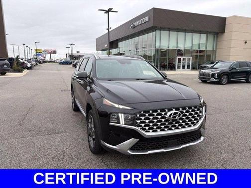 Twilight Black 2023 Hyundai SANTA FE HEV Limited
